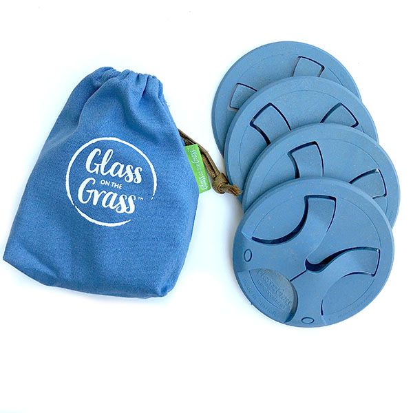 Picture of GLASS ON THE GRASS MARINE BAMBOO COASTERS