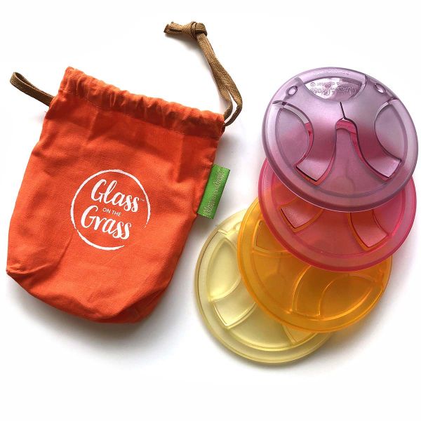 Picture of GLASS ON THE GRASS TROPICAL COASTERS