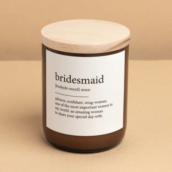 Picture of COMMONFOLK DICTIONARY MEANING BRIDESMAID CANDLE