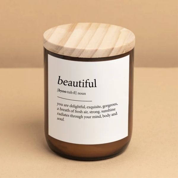 Picture of COMMONFOLK DICTIONARY MEANING BEAUTIFUL CANDLE