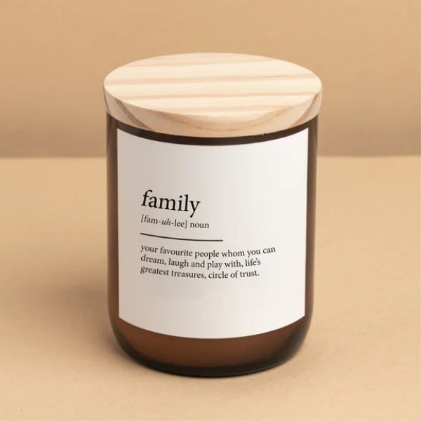 Picture of COMMONFOLK DICTIONARY MEANING FAMILY CANDLE
