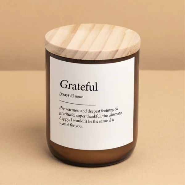 Picture of COMMONFOLK DICTIONARY MEANING GRATEFUL CANDLE